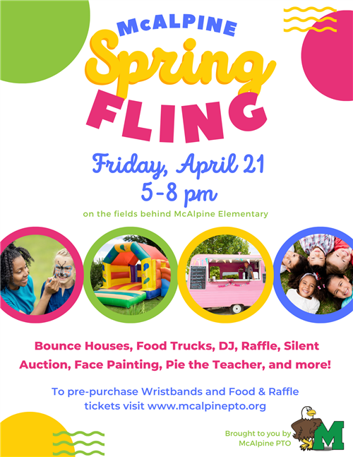 spring fling information poster